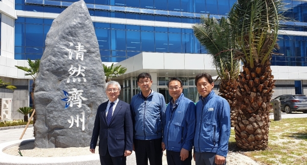 ▲ 이상훈 한국가스공사 상임감사위원이 제주 애월 LNG 생산기지 건설현장을 방문했다.