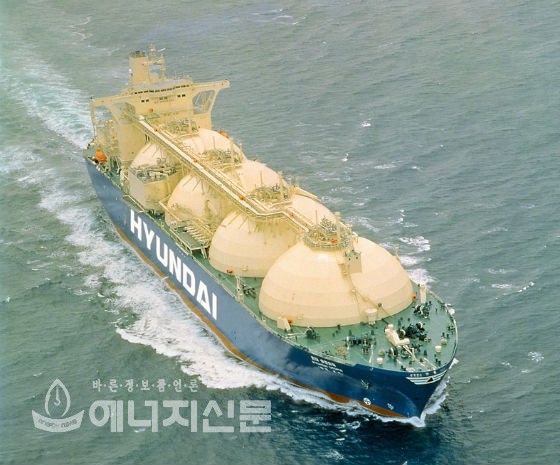 현대상선 친화경선박 LNG선 현대 그린피아호