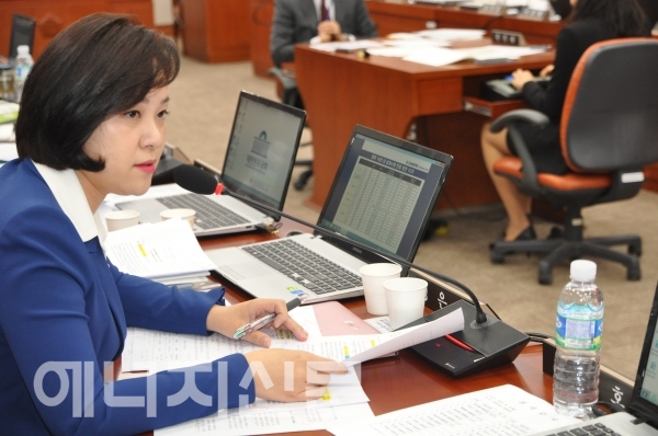 ▲ 질의를 하고 있는 정은혜 더불어민주당 의원.