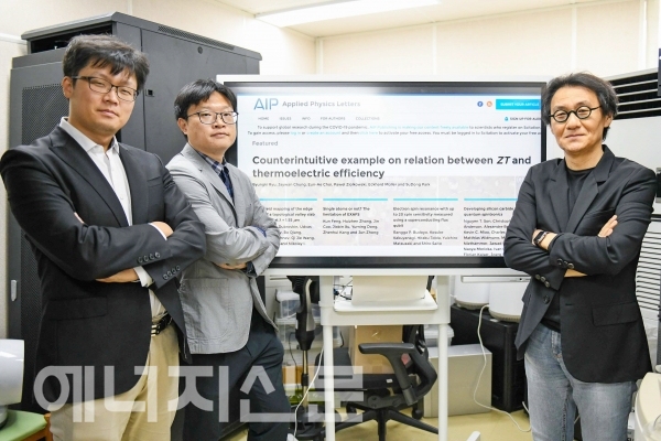 ▲ (왼쪽부터) 전기연구원 소속 류병기·정재환·박수동 박사.