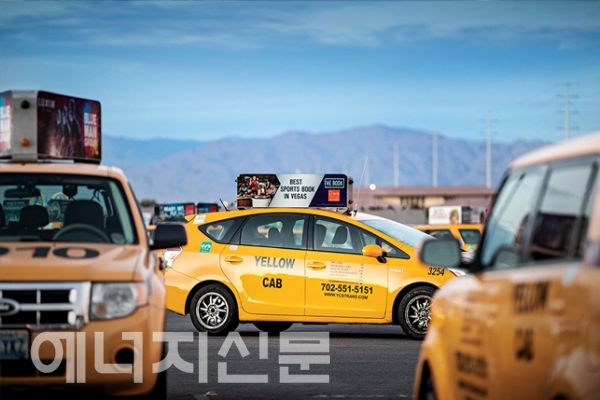▲ 미국에서는 친환경 택시 대안으로 LPG하이브리드 택시가 인기를 얻고 있다.