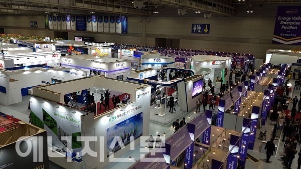 ▲ 전세계 299개 기업이 참가한 BIXPO 2019 전시장 전경.