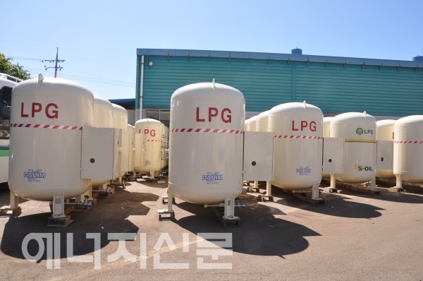 ▲ LPG소형저장탱크(자료사진: 다임폴라특장)
