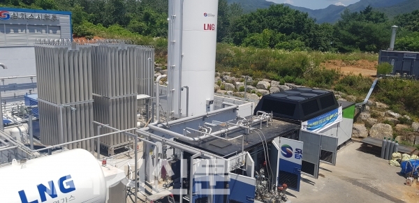 ▲ 공공기관, 산업 및 연구기관 등이 협업해 국내 최초 이동형 LNG 액화플랜트 기술개발에 성공했다.