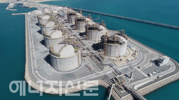 ▲ 쿠웨이트 알주르 LNG생산기지 전경.