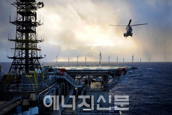 ▲ 하이윈드 탐펜 부유식 해상풍력 발전단지 일러스트레이션.