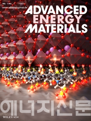 ▲ Advanced Energy Materials 표지논문(2022년 1월)