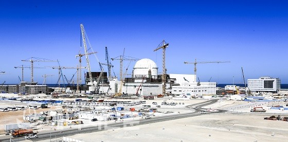 UAE 바라카 원전 건설현장.