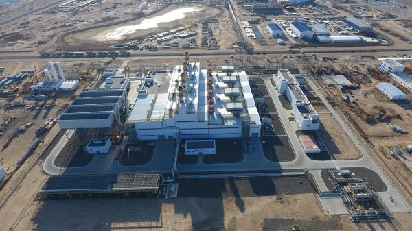 ▲ 두산에너빌리티가 2020년 카자흐스탄에 준공한 카라바탄 복합화력발전소 전경.