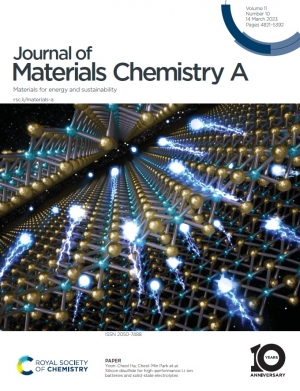▲ KERI와 금오공대의 황화실리콘 최적 제조기술 연구결과가 'Journal of Materials Chemistry A'의 표지논문으로 게재됐다.