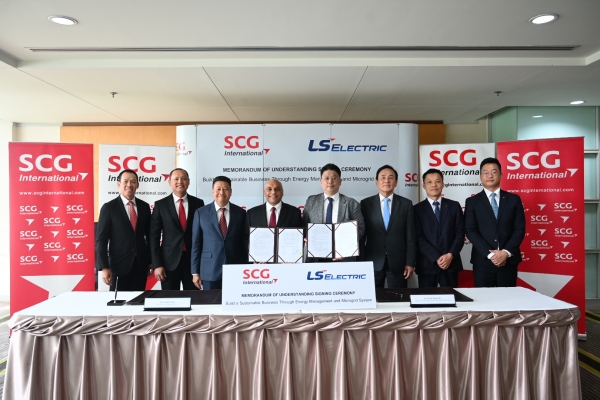 ▲ LS일렉트릭과 SCG는 10일 동남아 마이크로그리드 사업 협력을 위한 MOU를 체결했다.