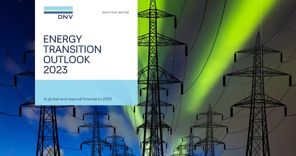 ▲ DNV '2023 에너지 전환 전망 보고서' 표지.