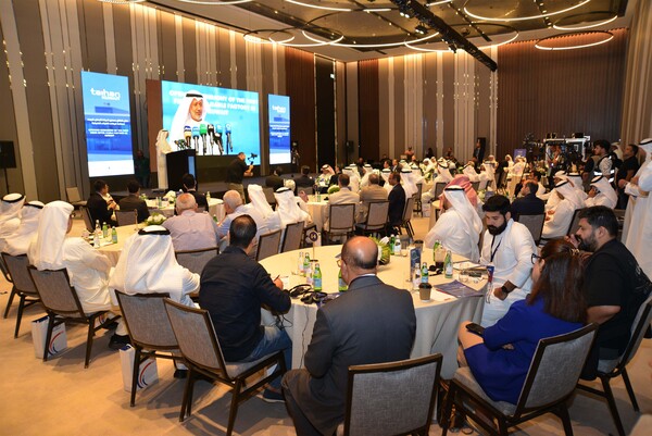 ▲쿠웨이트 현지에서 열린 준공식 행사 전경.