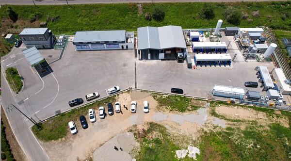 ▲ 충주바이오그린수소충전소 전경.