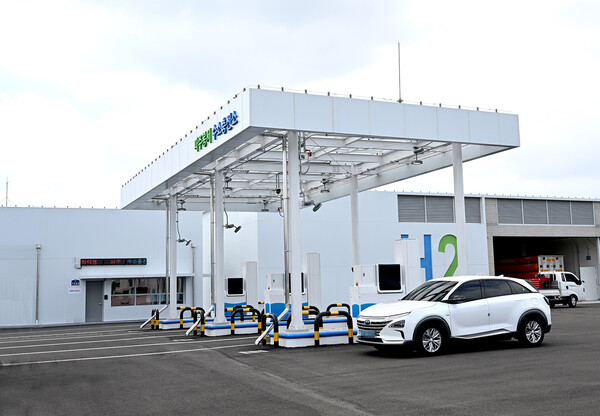 ▲파주 봉서수소충전소 전경.