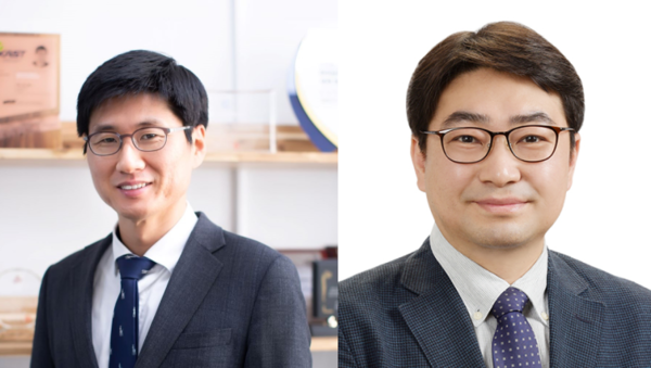 ▲ 박호석 성균관대학교 화학공학부 교수(왼쪽)과 이기라 POSTECH 교수.