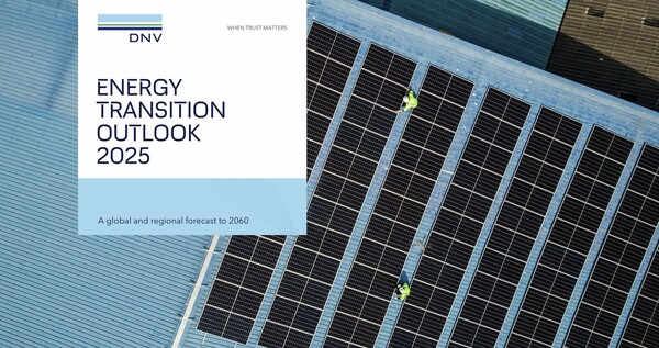 ▲DNV의 ‘2025 에너지 전환 전망’ 보고서 표지.