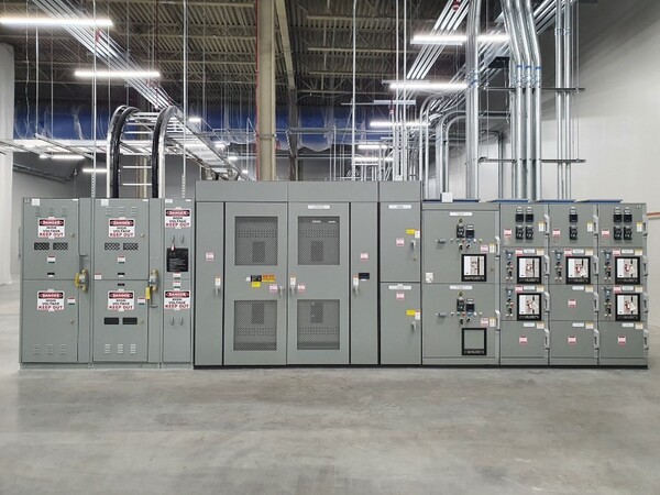 ▲LS일렉트릭의 북미 수출용 수배전반.