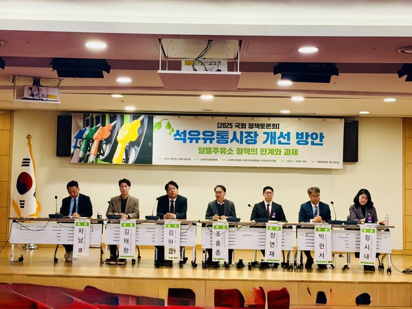▲ 조홍종 한국자원경제학회 회장 주재로 패널토론을 하고 있다.