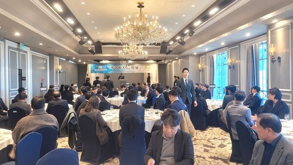 ▲ 최계락 LPG산업협회 회장이 20회 LPG의날 행사에서 개회사를 하고 있다.