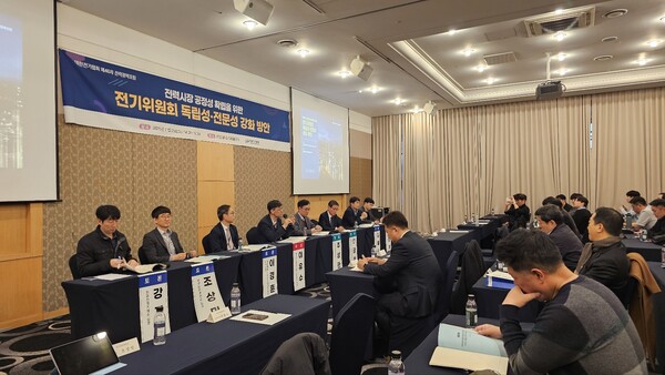 ▲제46차 전력정책포럼 전문가 패널토론 모습.