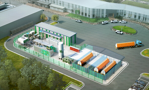 ▲ 전북 부안 수전해 기반 수소생산기지 조감도.