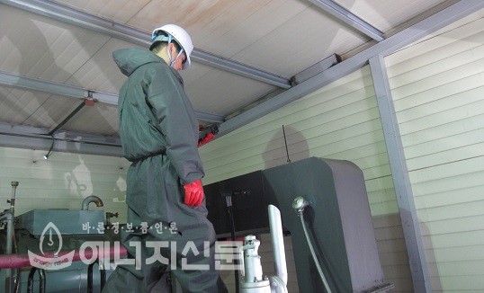 중소기업 에너지효율 개선사업 현장 점검이 진행되고 있다.