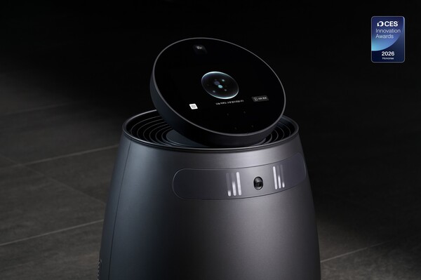 ▲ SK인텔릭스의 웰니스 로봇 나무엑스제품 연출 이미지.