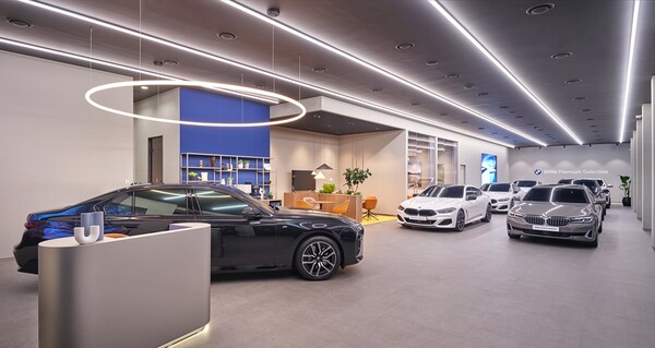 ▲삼천리 모터스 천안 BPS 전시장 내부 모습.