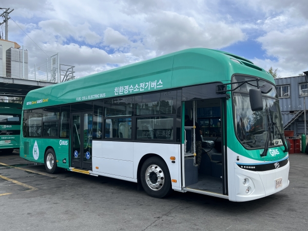 ▲ 평택시에 도입된 수소버스.