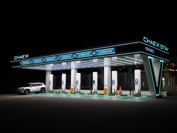 ▲ 채비 집중형 충전소.