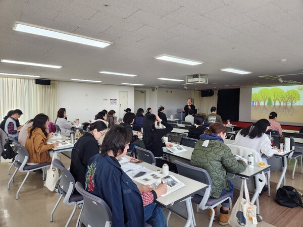▲환경교육사 양성과정이 진행되고 있다.