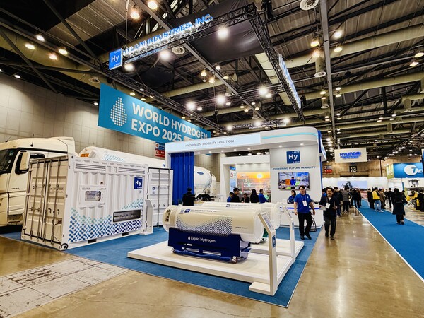 ▲ 하이리움산업, 수소액화기·액화수소탱크.