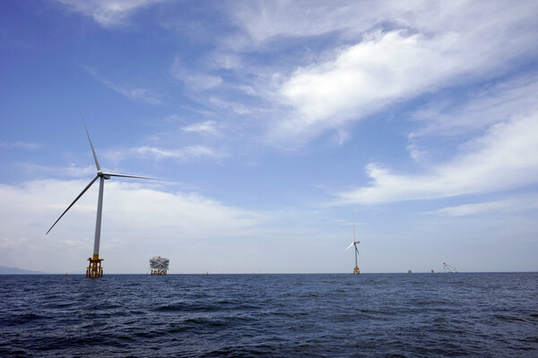 ▲서남해 해상풍력 실증단지.