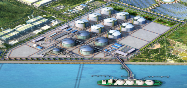 ▲ 동북아엘엔지허브터미널 조감도.