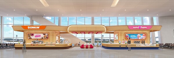 ▲ 비알코리아가 인천공항 T2에 ‘배라·던킨 콤보 매장’을 오픈했다.