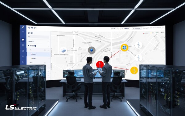 ▲LS일렉트릭 OMS 상황실 가상이미지.