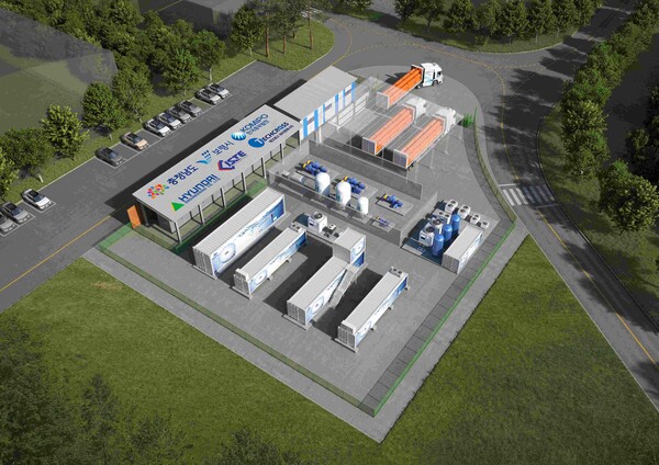 ▲ 충남 보령 ‘수전해 기반 수소생산기지’ 조감도.