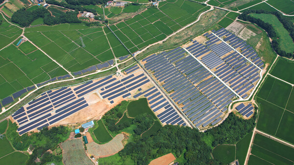 ▲BEP가 보유·운영 중인 충청남도 서산시 소재 태양광 발전소.