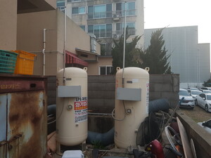 ▲ 250kg 소형LPG저장탱크가 설치된 시설의 모습.