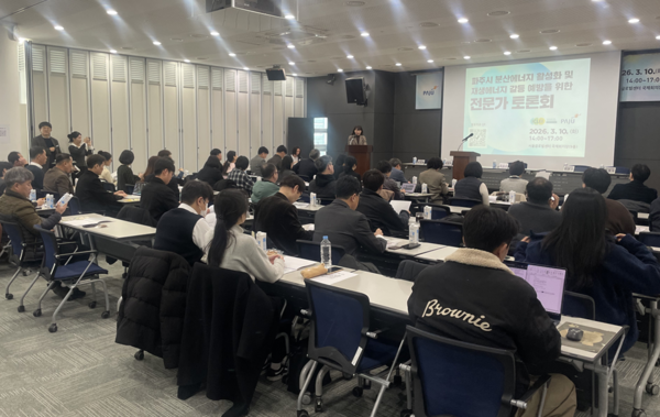 ▲ '분산에너지 활성화 및 재생에너지 갈등 예방을 위한 전문가 토론회'가 진행되고 있다.