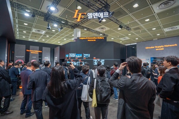 ▲ 엘앤에프 ‘인터배터리 2026’ 부스 전경.