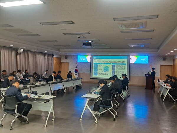 ▲ '파주시 기본에너지 실행전략 수립 연구용역' 착수보고회가 진행되고 있다.