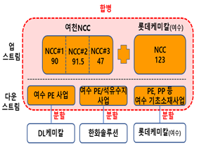 ▲ 여수 1호 프로젝트 사업재편계획서.