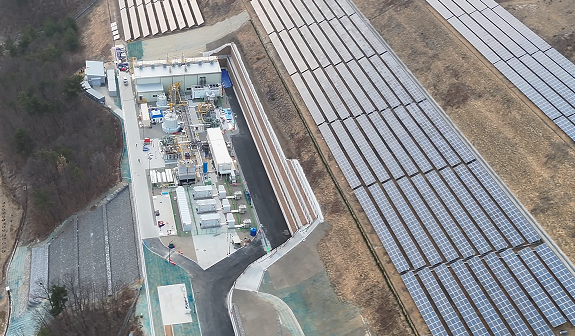 ▲ 김천 그린수소 생산시설 전경.