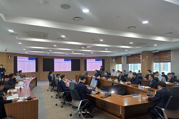 ▲전사 발전설비 운전효율화 워크숍 전경.