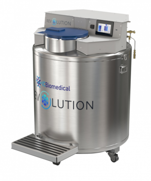 ▲ 데이터 무결성과 FDA 21 CFR Part 11을 충족하는 AI 기반 온도관리 극저온 냉동고 ‘Revolution’의 모습.