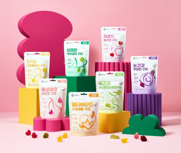 ▲ CJ웰케어 건강구미 7종 제품 연출컷