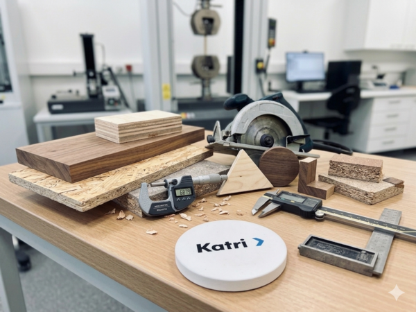 ▲ 목재제품 품질 검사 시험 사진.