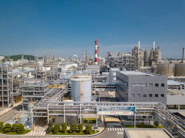 ▲  유니드 울산 공장 전경.